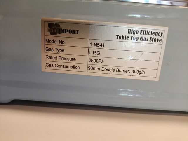 Fuego gas sobremesa - Cocina portátil