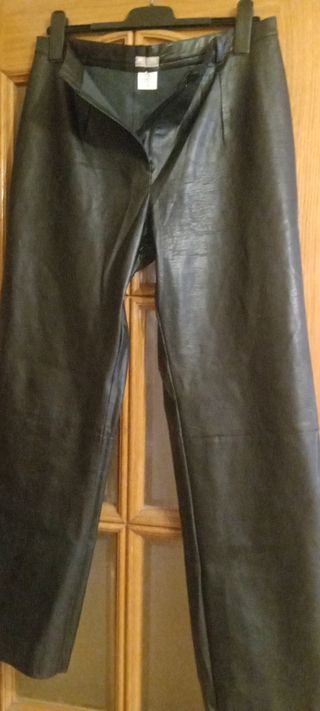 Pantalón cuero mujer