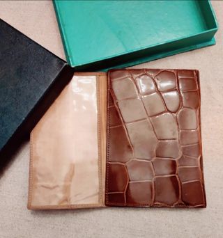 Billetera Au Monde Elegant Piel Marrón