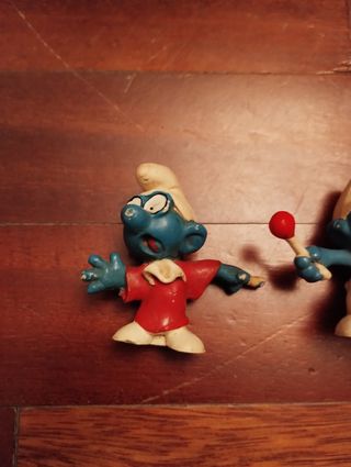 3 Pitufos Vintage