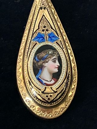 Antiguo S.19 Pulsera/ Brazalete  Pendientes Oro 18