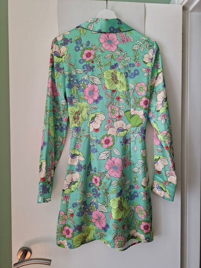 Vestido Zara estampado flores