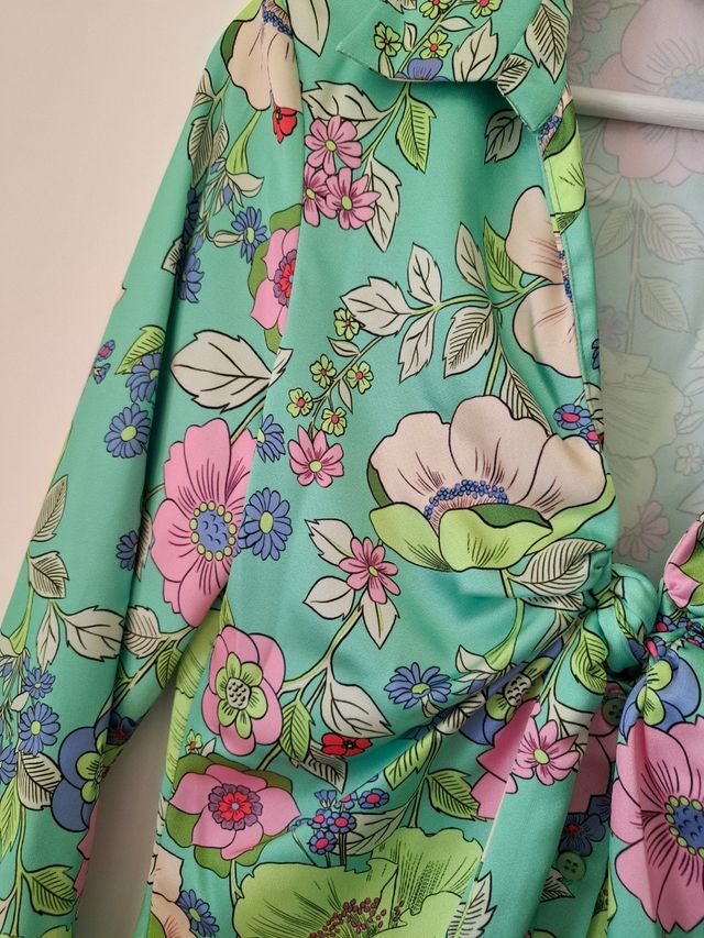 Vestido Zara estampado flores