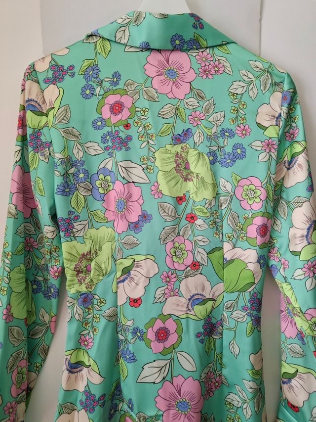 Vestido Zara estampado flores