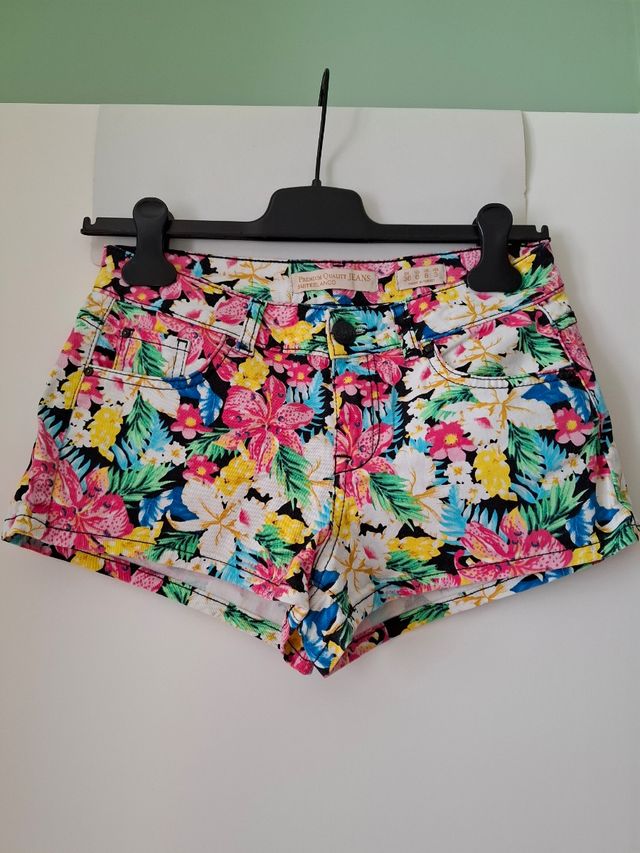 Shorts vaqueros estampados