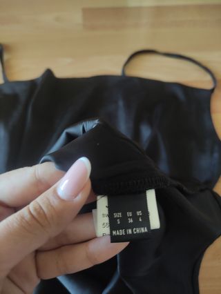 Vestido mini negro shein