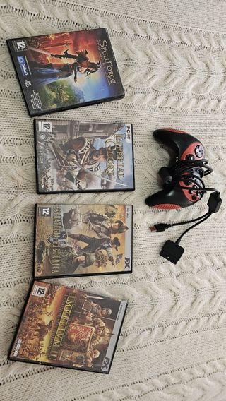 Mando PC + 4 juegos PC