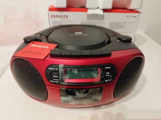 Aiwa BBTC-550RD Boombox Retro Roja