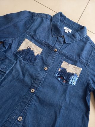 Camicia jeans bimba OVS 8-9 anni