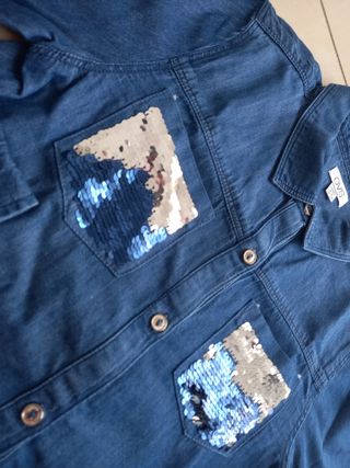 Camicia jeans bimba OVS 8-9 anni