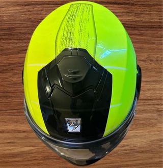 Casco scorpion giallo fluo