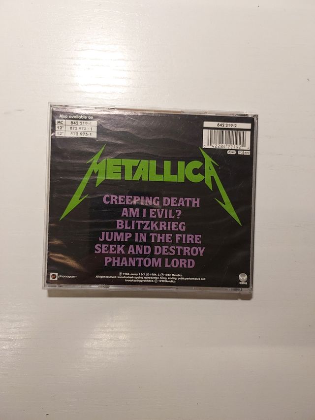 CD Metallica - Creeping Death E.P.