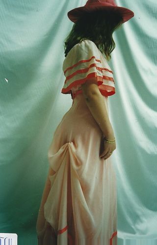 VESTIDO DAMA NARANJA 2