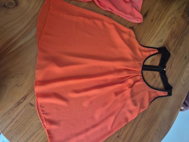 Blusas coral talla única