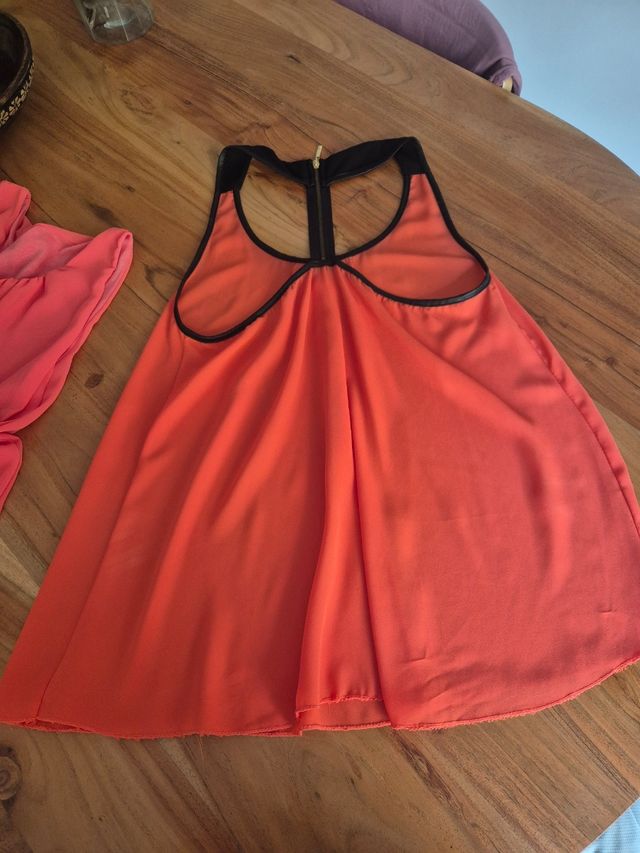 Blusas coral talla única