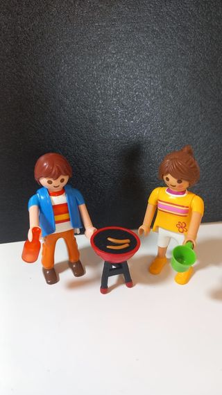 Familia de Barbacoa Playmobil