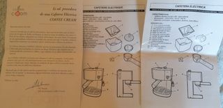 Cafetera Espresso Cafetera Cream