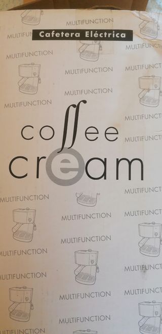 Cafetera Espresso Cafetera Cream