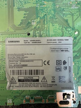 Fuente Samsung UE49MU6445U
BN44-00876A