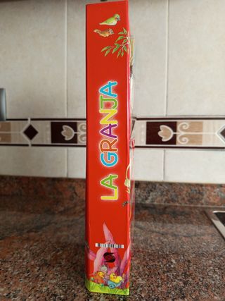 La granja, libro y rompecabezas de animales