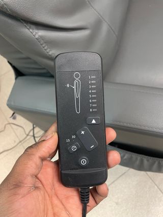 Sillón reclinable gris - masaje