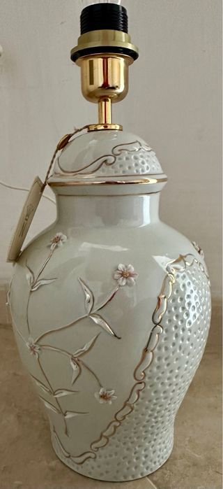 Lampada vintage limoges e capodimonte arte medicea