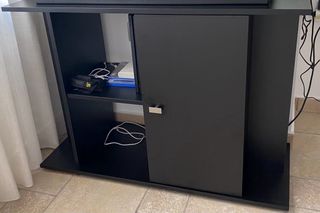 Mueble acuario negro - madera Medidas 100x40x60