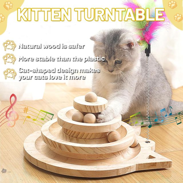 Pista Juguetes Interactivos para Gatos con Pelotas