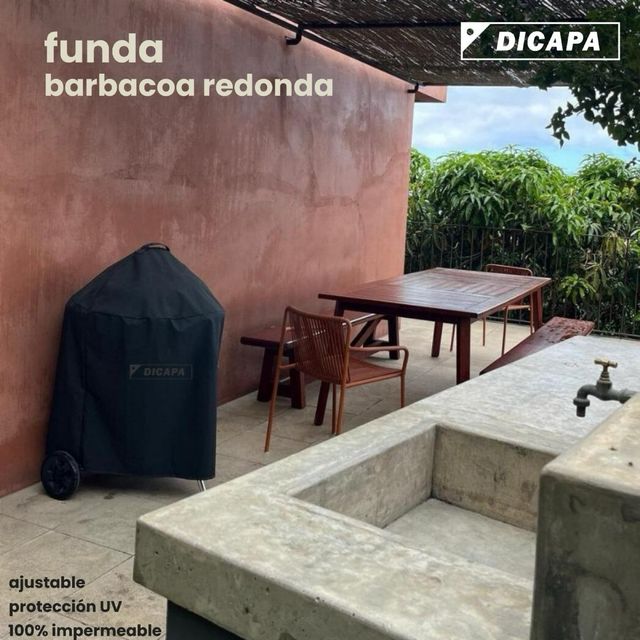 Copertura rotonda per barbecue