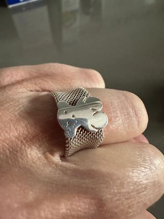 Anillo Tous plata - Oso