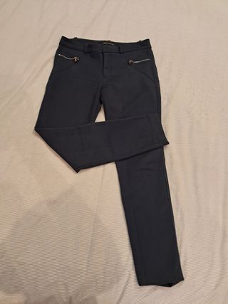 Pantalones Zara azul marino