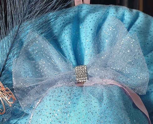 CAPPELLO AZZURRO E ROSA