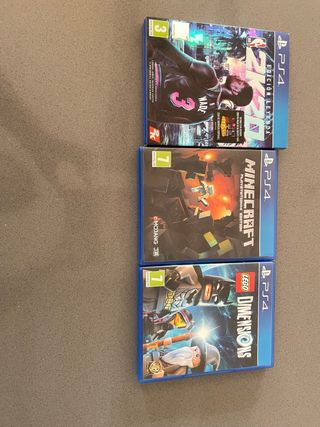 3 juegos PS4: NBA 2K20, Minecraft, Lego Dimensions
