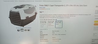 Transportin perro 8 kg con regalos,Alicante o VLC