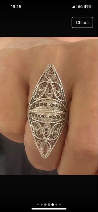 Anello argento 925
