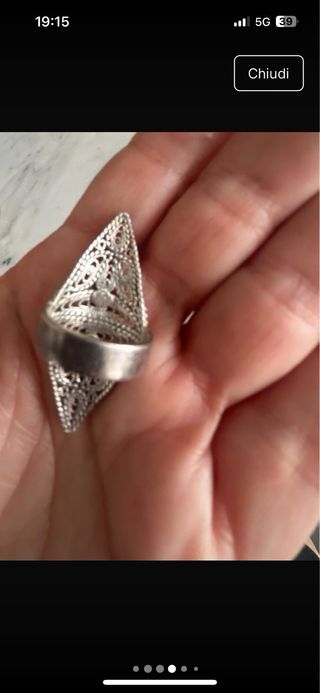 Anello argento 925
