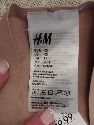 Cullotte-moldeador push-up t -xs