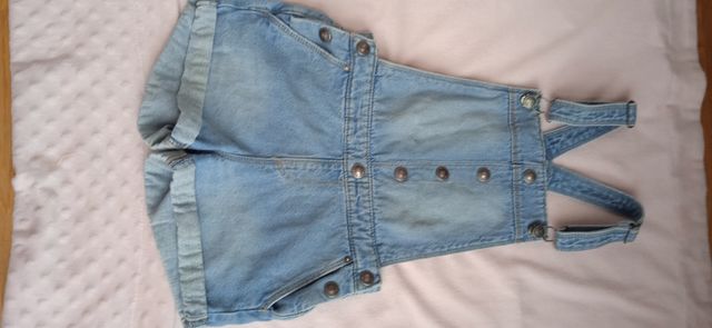 Bavaglino corto in denim Kiabi per bambina