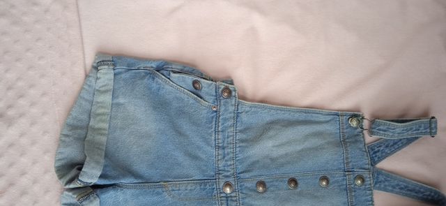 Bavaglino corto in denim Kiabi per bambina