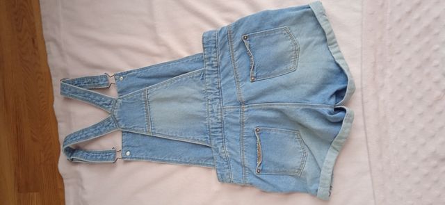 Bavaglino corto in denim Kiabi per bambina