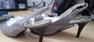 Zapatos salón mujer gris -talla 39