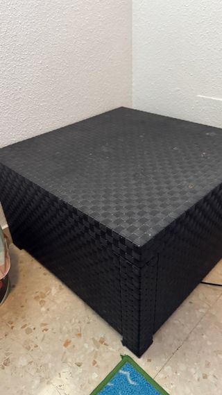 Conjunto de jardín "diva" tete a tete grafito