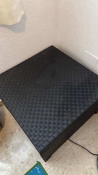 Conjunto de jardín "diva" tete a tete grafito