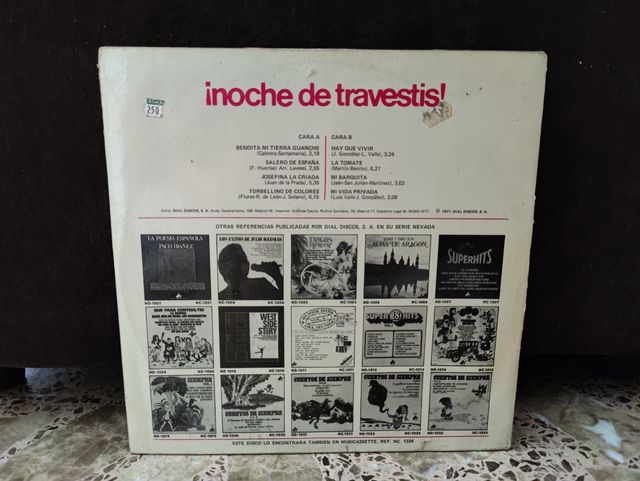 Vinilo Noche de Travestis