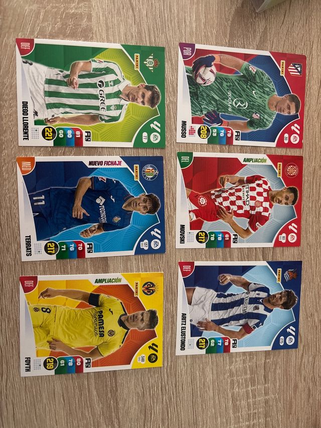 6 Cromos Adrenalyn XL - Fut Champions