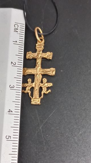 J - 0718 Colgante cruz de Caravaca