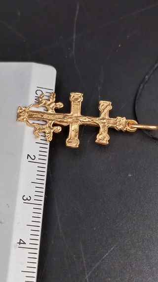 J - 0718 Colgante cruz de Caravaca