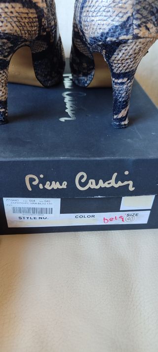 ZAPATOS MUJER ANIMAL PRINT PIERRE CARDIN
