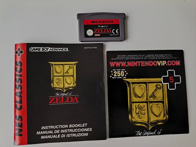 Legend of Zelda NES Classics GBA