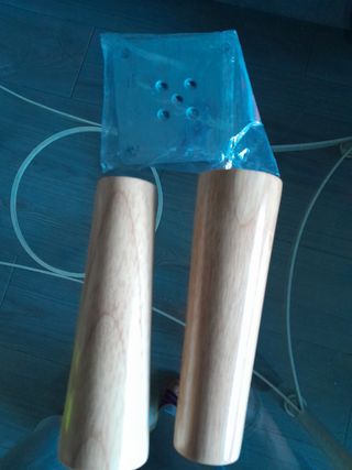 Patas madera mesa - 2uds
